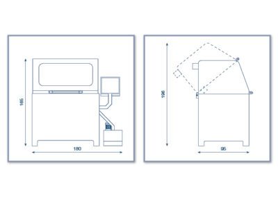 Technical Drawing CK500 (Dimensions in cm)